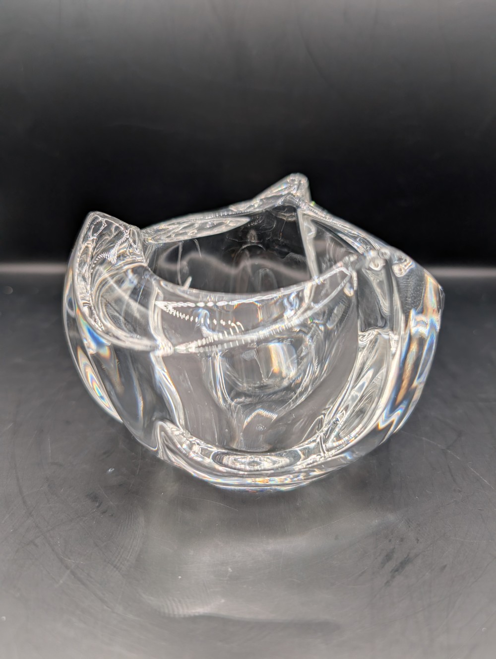 Italian crystal Gardenia by RCR votive