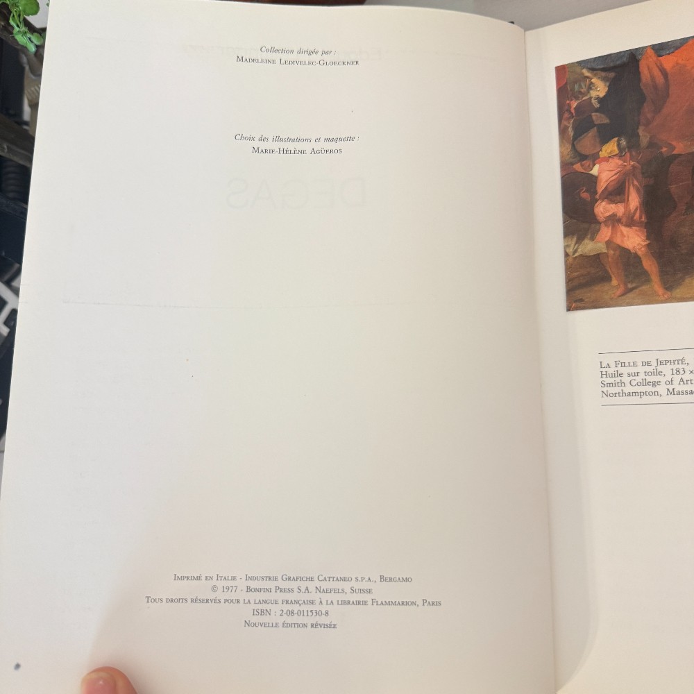 Degas Art Book – Flammarion, Les Maîtres de la Peinture