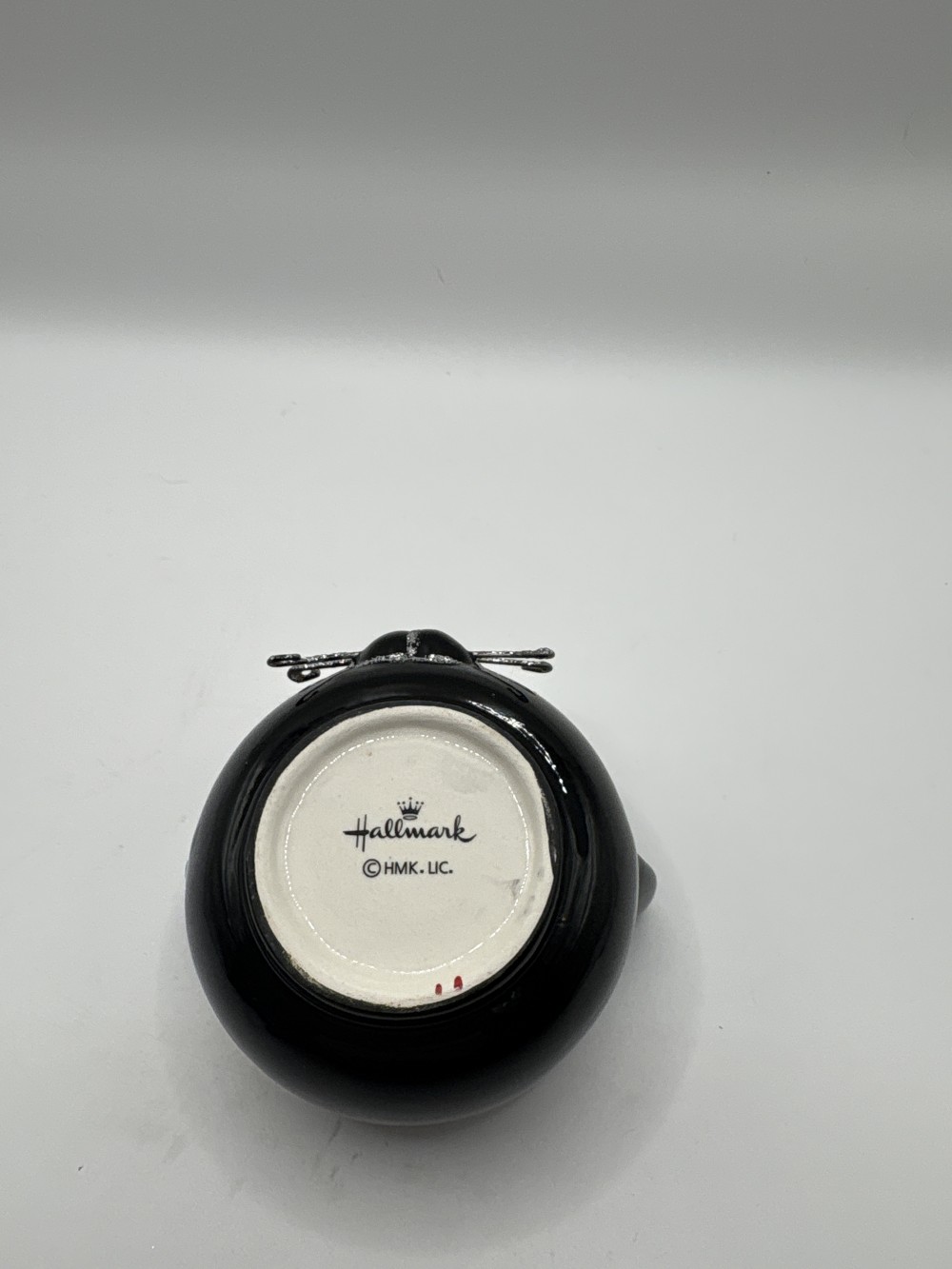 Hallmark Halloween Black Cat Tealight Candle Holder As-is