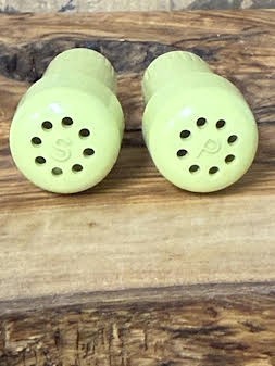 Plastic Pink Camel with Green  S/P Shakers Unusual