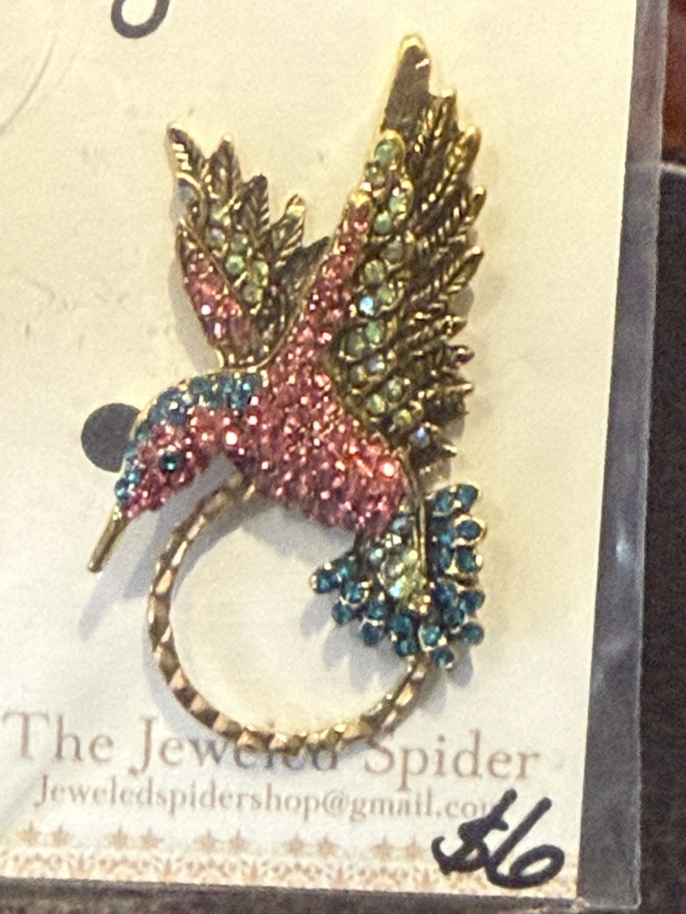 Eyeglass Holder - Hummingbird