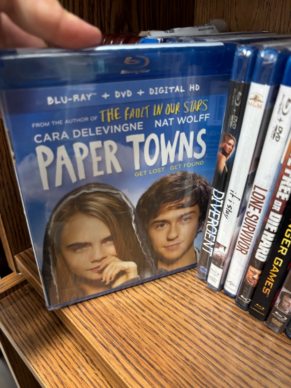 Blu-ray Movie Paper Towns Cara Delevingne Nat Wolff New Sealed
