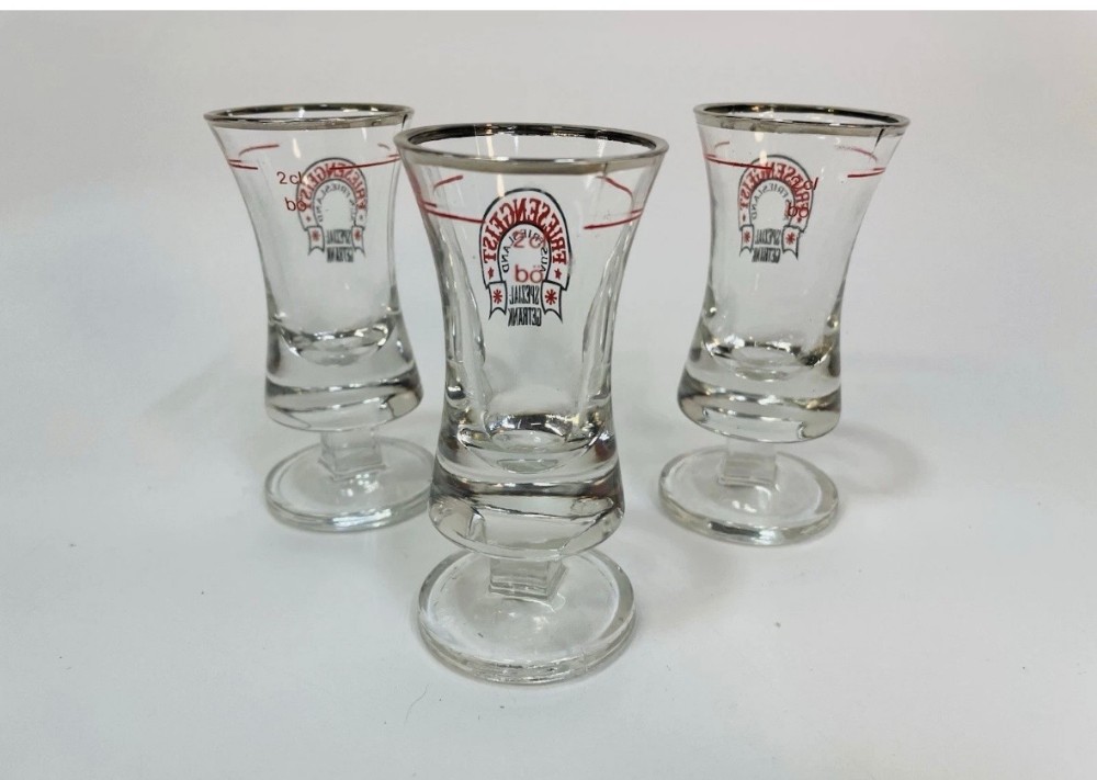Shot Glasses Friesengeist Aus Friesland Spezial Getrank German Cordial Glasses Set of 3
