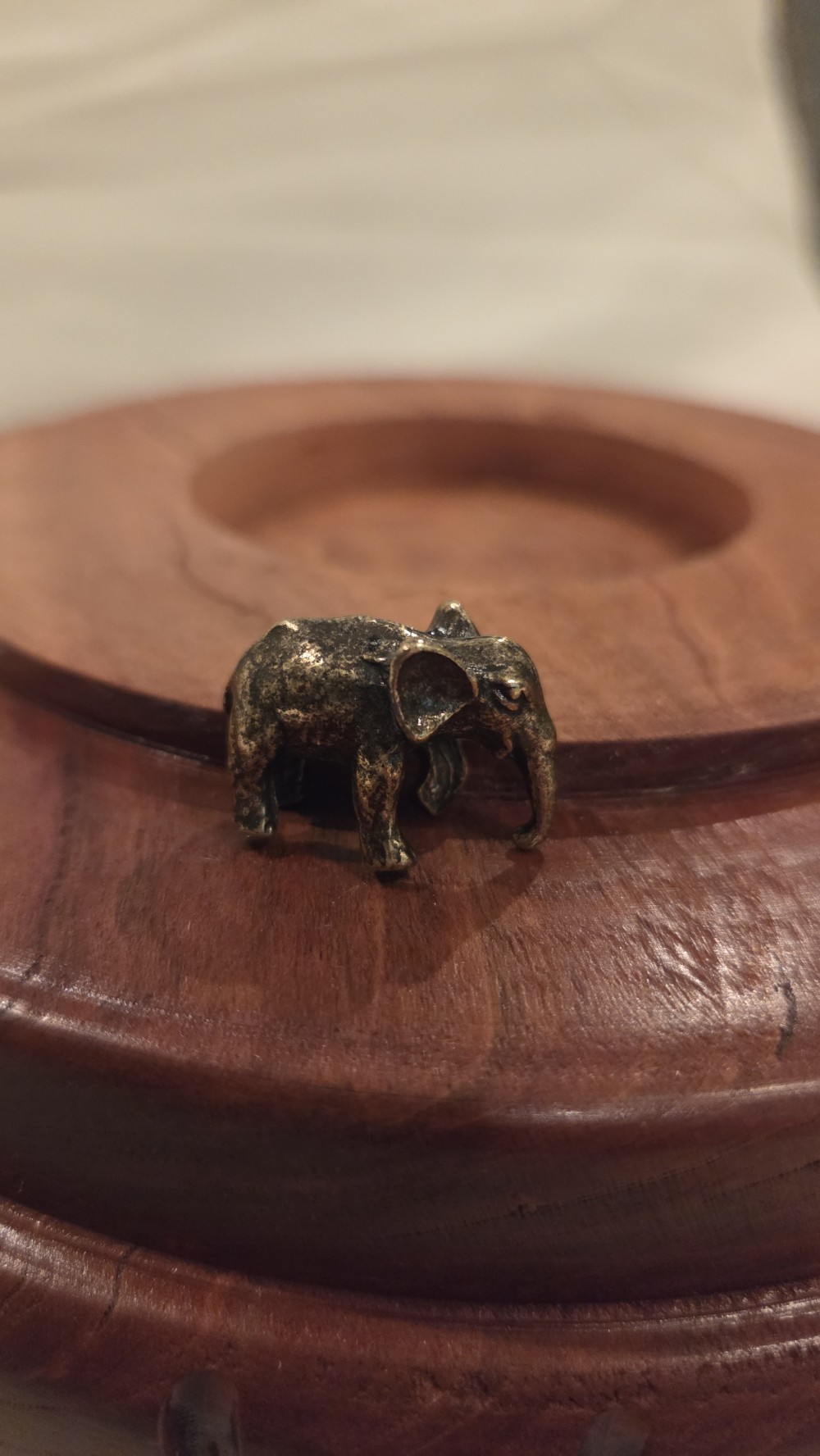 DO-1837 mini brass baby elephant