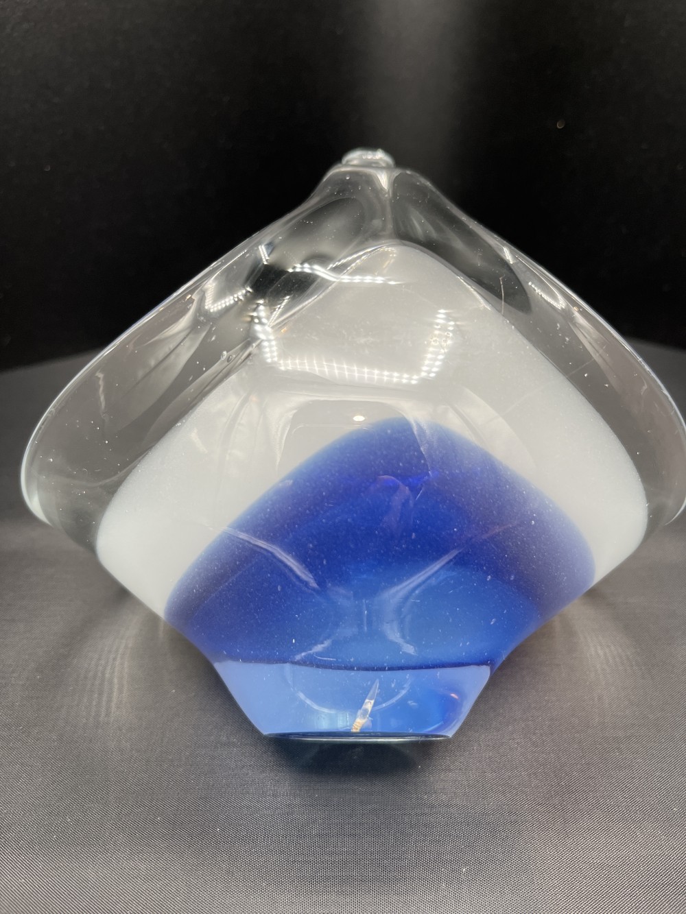 MCM Art Glass Basket