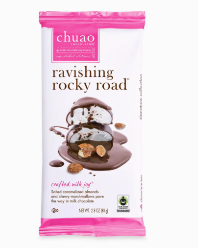 NEW!  chuao chocolate:  ravishing rocky road
