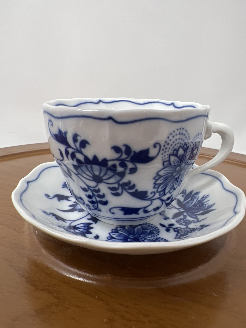 Blue Onion Cup & Saucer