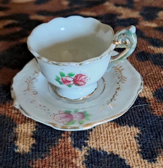 Occupy Japan Mini Teacup & Saucer (1940's)