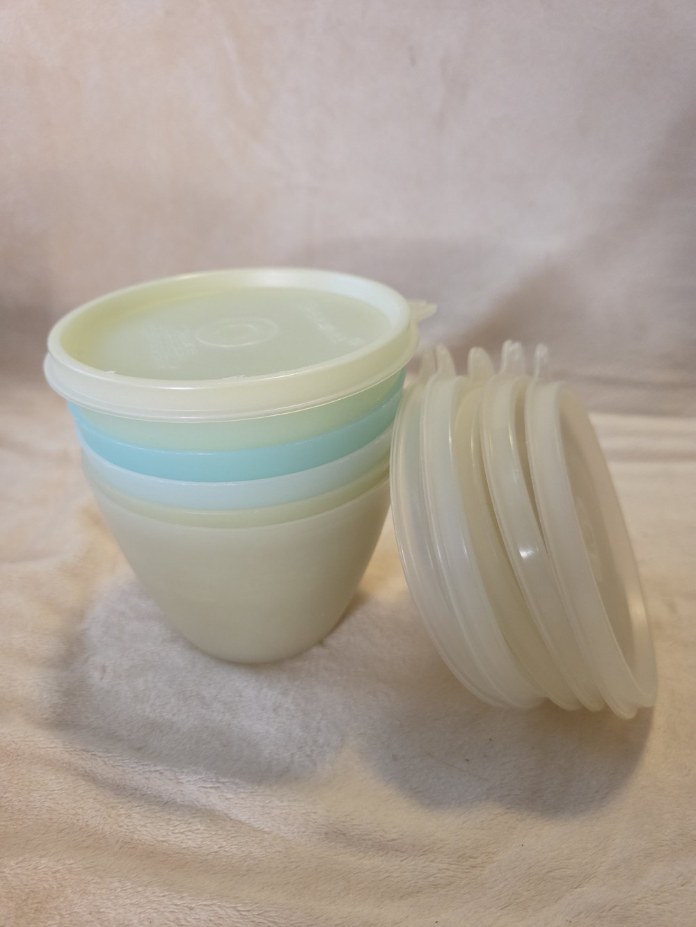 VTG Set of 6 Tupperware Frig Bowls