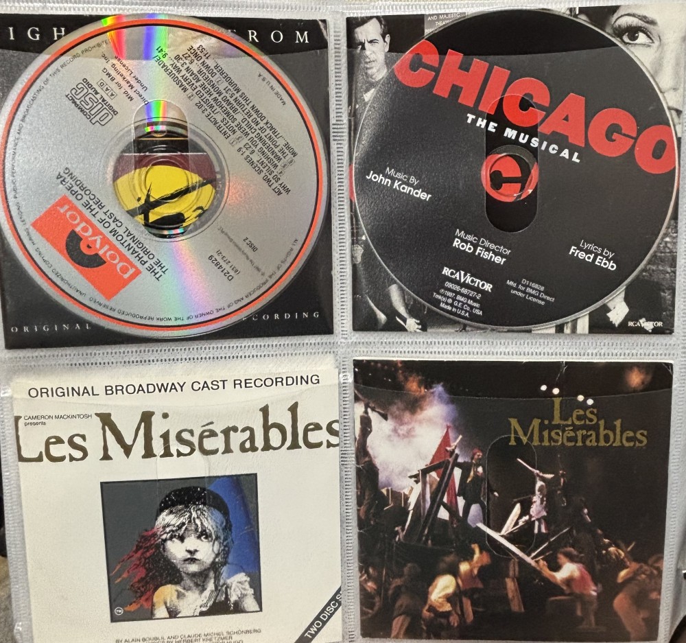 CD Music Collection Binder – 144 CDs Rock Alternative Pop Country Soundtracks w/ Front Inserts Bundled Lot