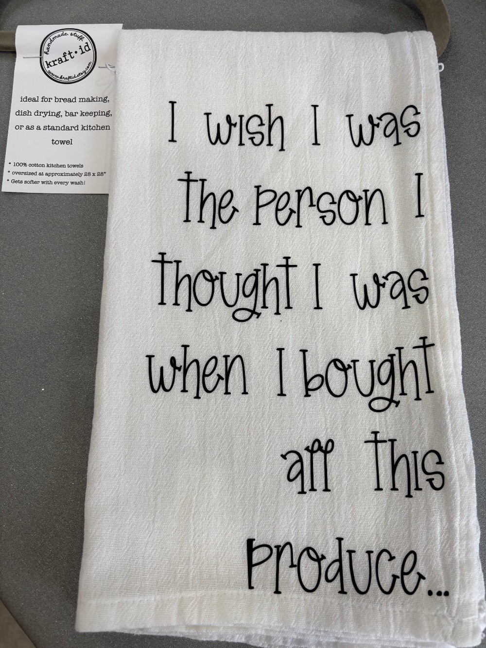 Quirky Hand Towel: K6