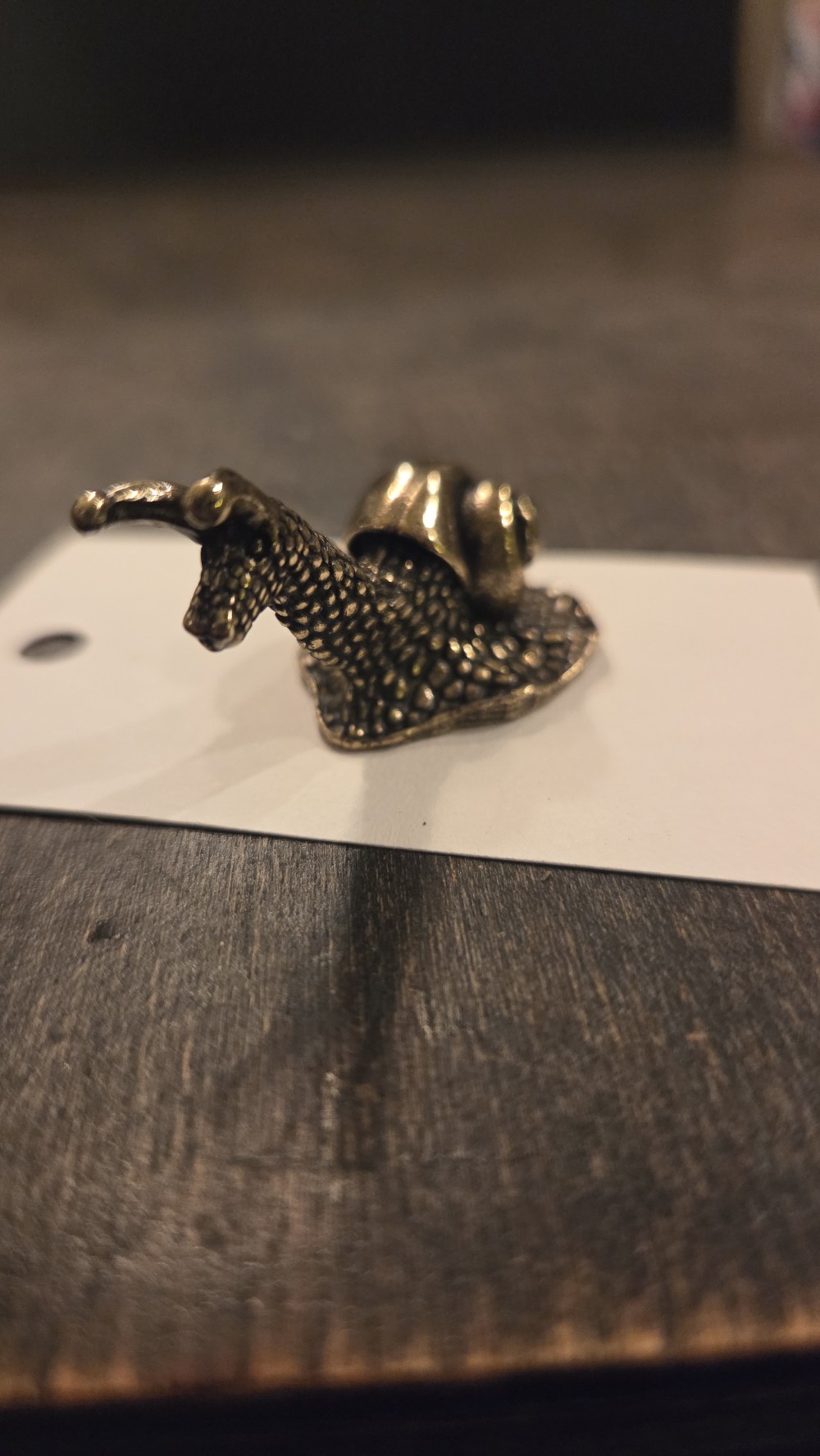 DO-1812 miniature brass snail