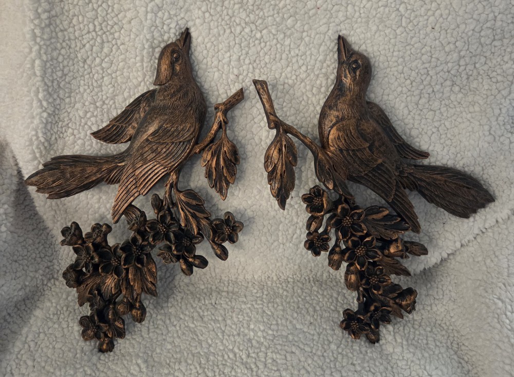 VTG Pair of Coppercraft Guild Birds