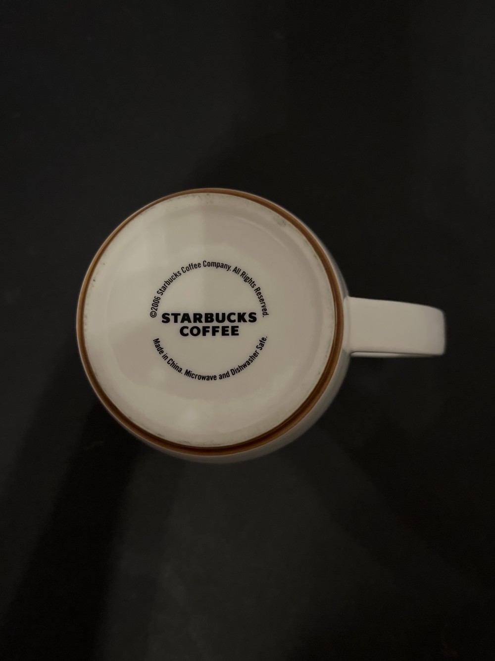 2006 Starbucks Abbey Barista Coffee mug