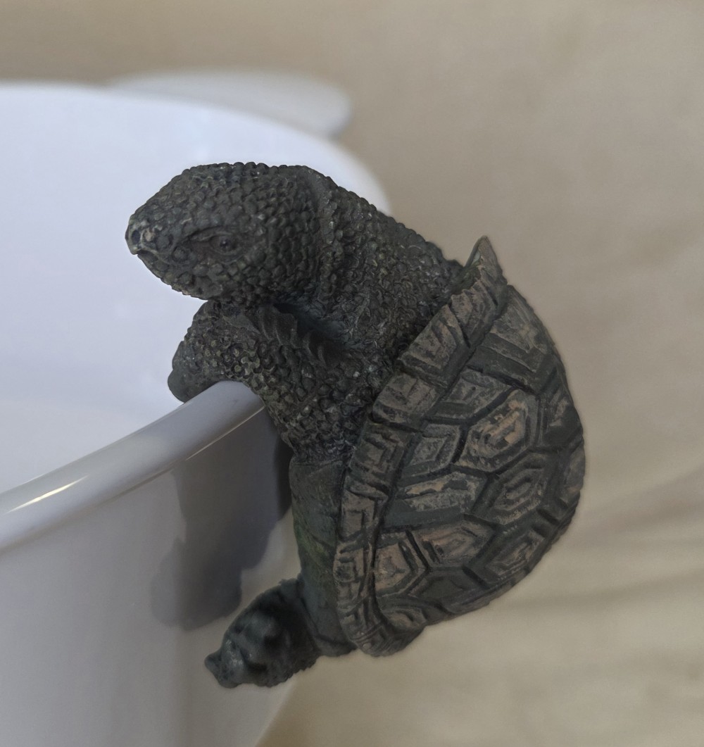 Vintage 3 inch Turtle Pot Hugger