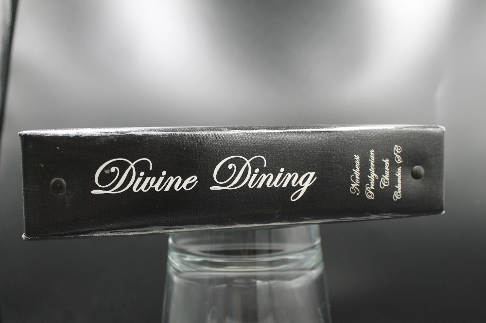 DIVINE DINING cookbook binder