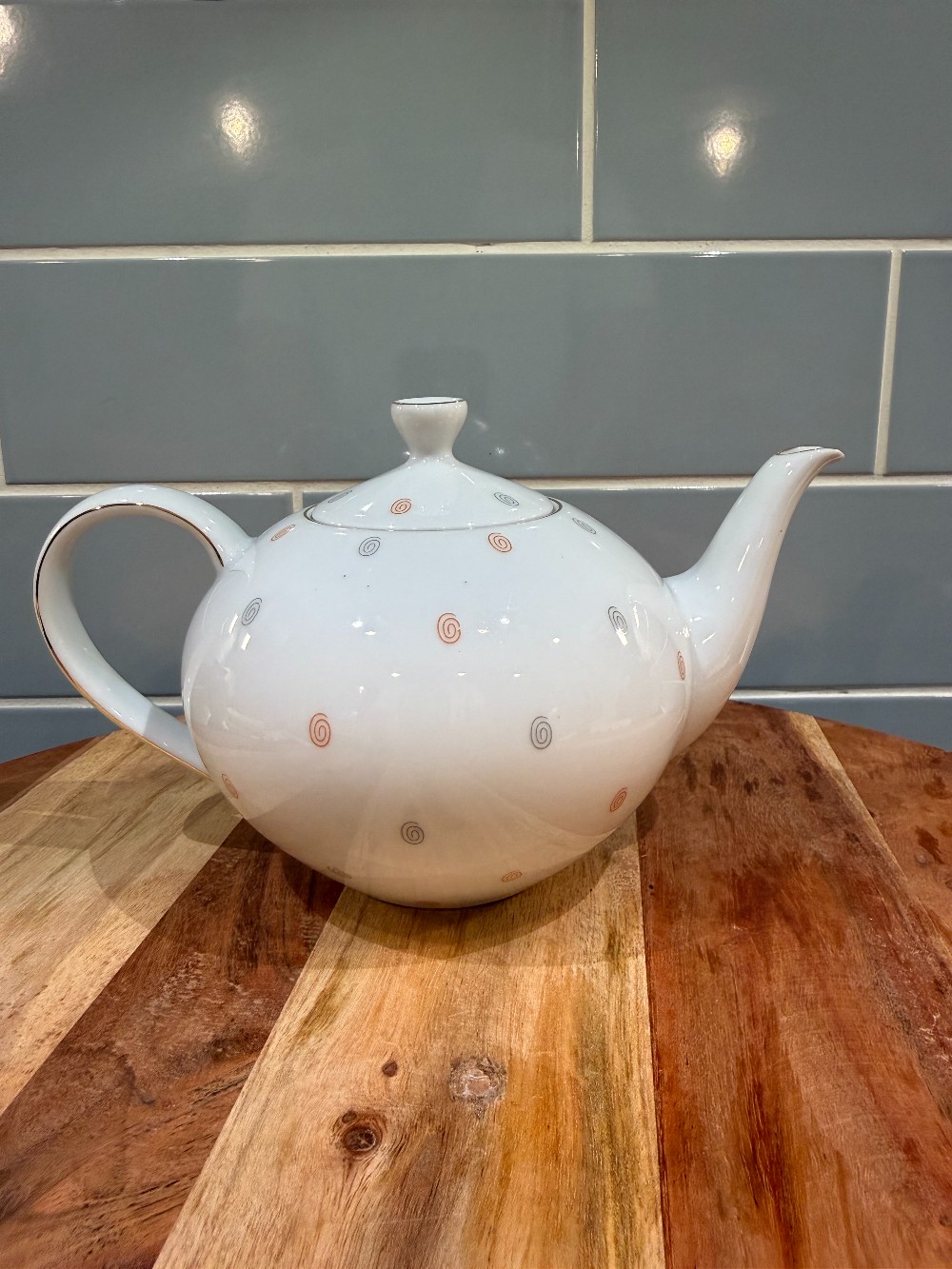 MCM West German Porcelain Teapot