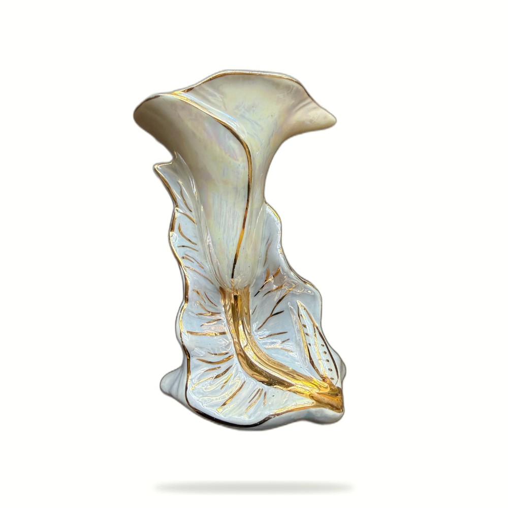 Kass Lusterware Calla Lily Vase