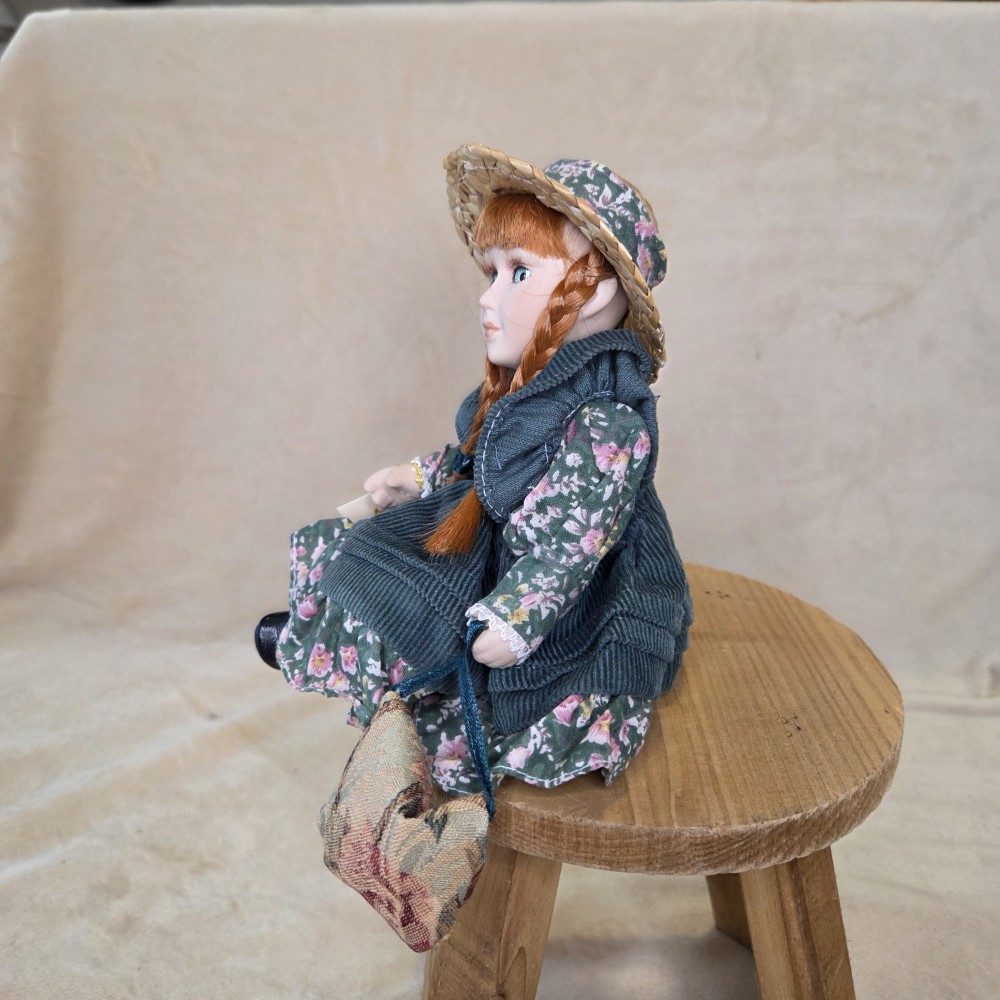 Avonlea Traditions Anne of Green Gables Porcelain Doll Shelf Sitter