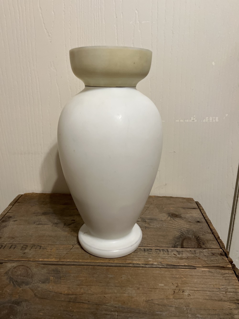 Antique Victorian Bristol Glass vase