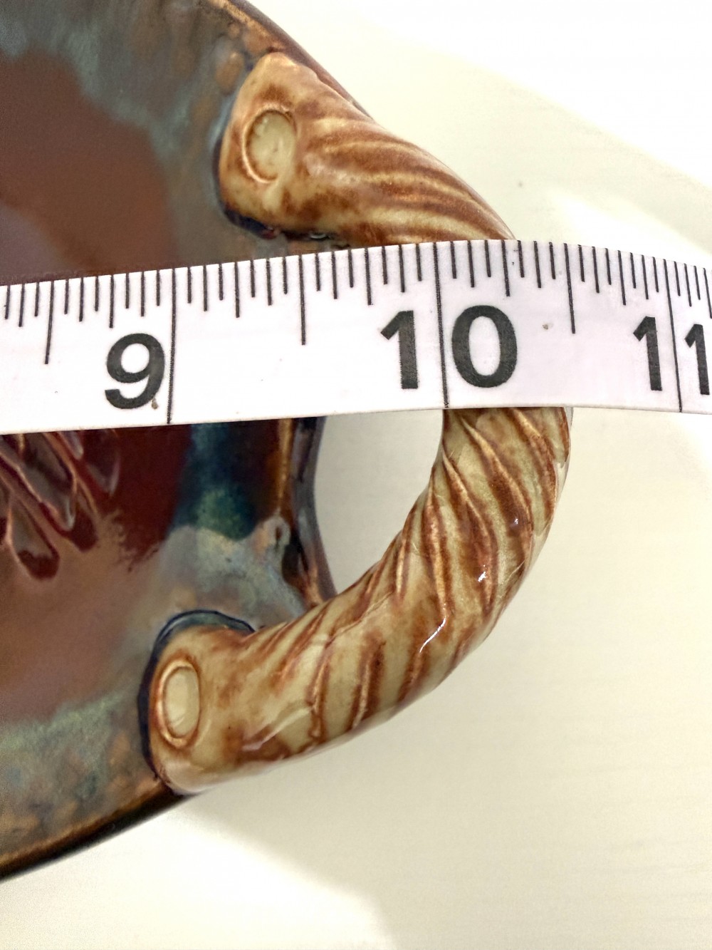 Handmade pottery serving dish