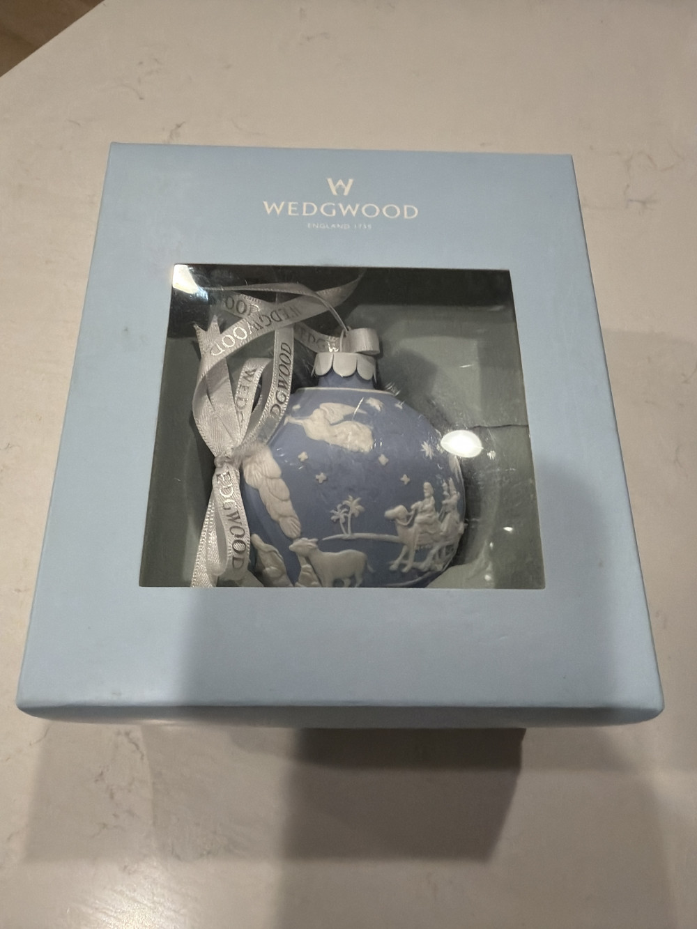 Rare Wedgwood Nativity Scene Ornament