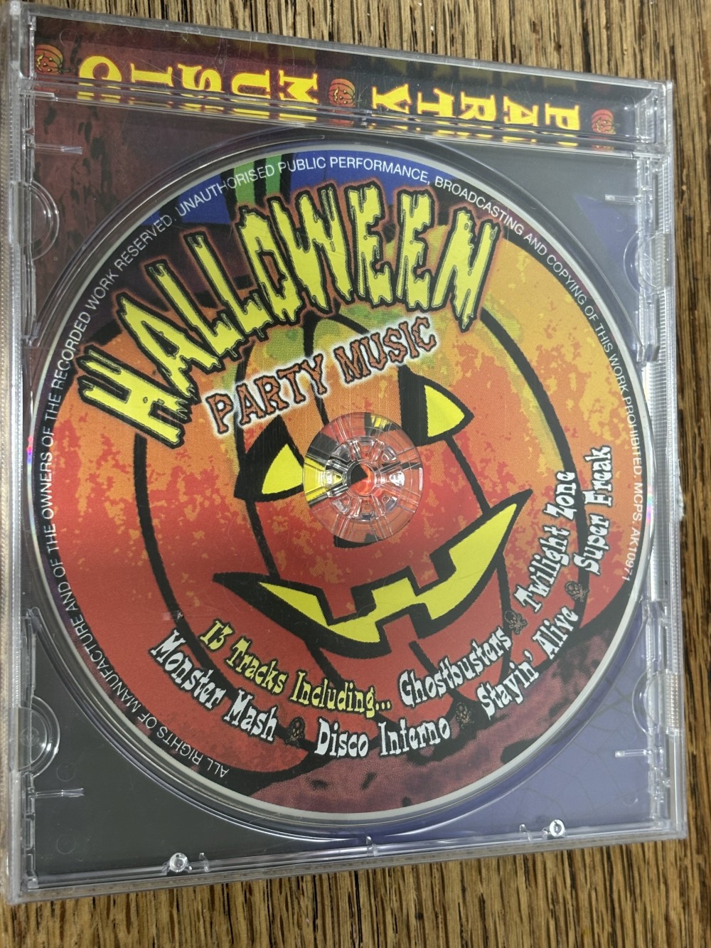 Halloween Party Music CD 2001 New Sealed