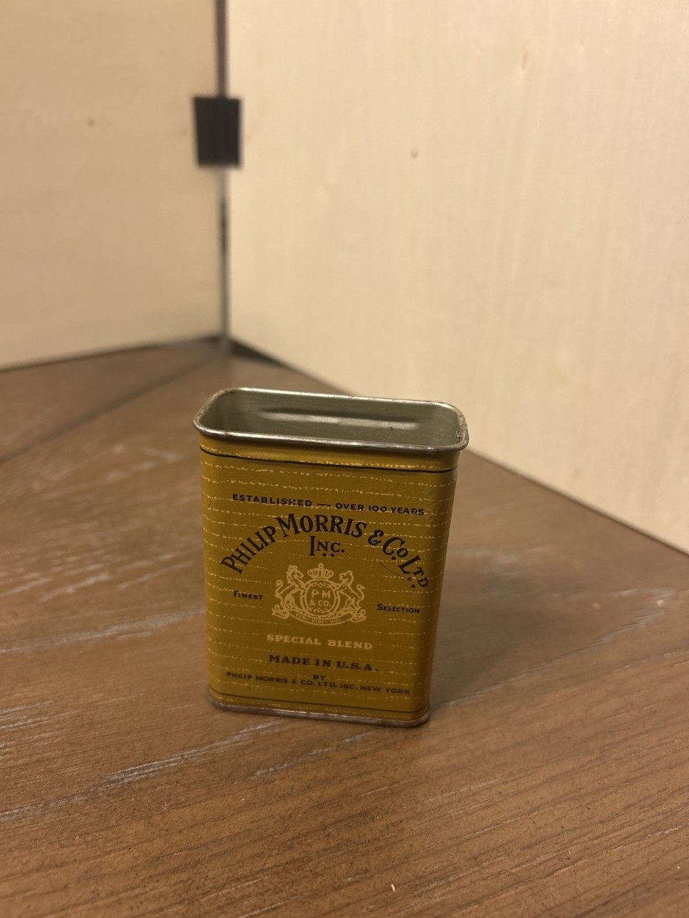 Vintage Philip Morris Special Blend Cigarette Tin no Lid