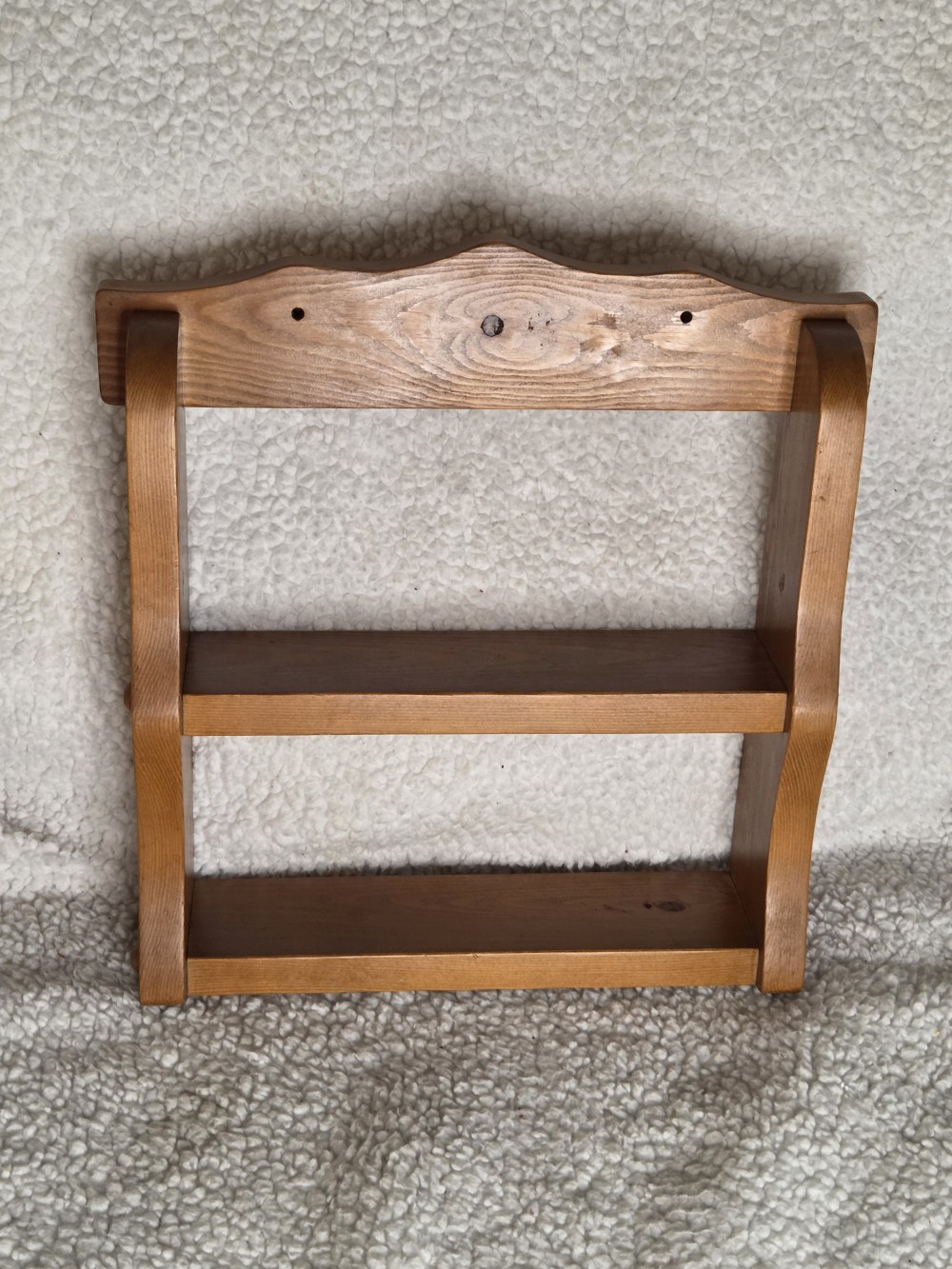 VTG Solid Wood 2-tier Trinket Shelf