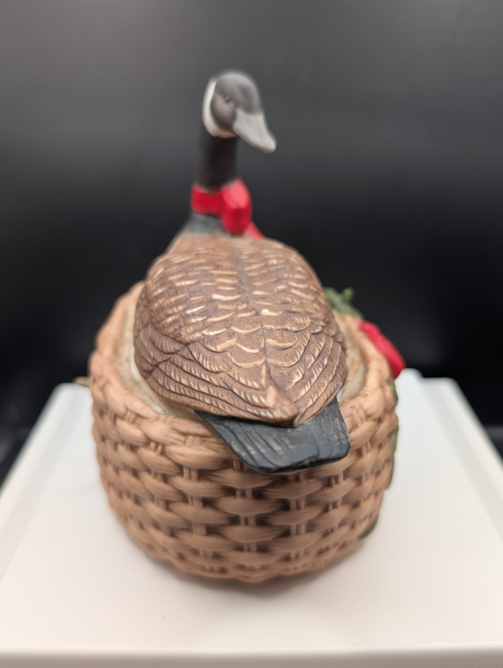 1983 Schmid Gordon Fraser Christmas Goose music box