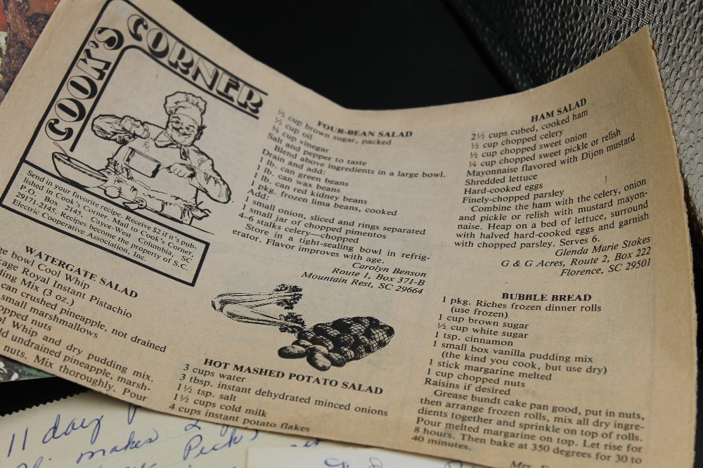 Vtg recipes collection packet
