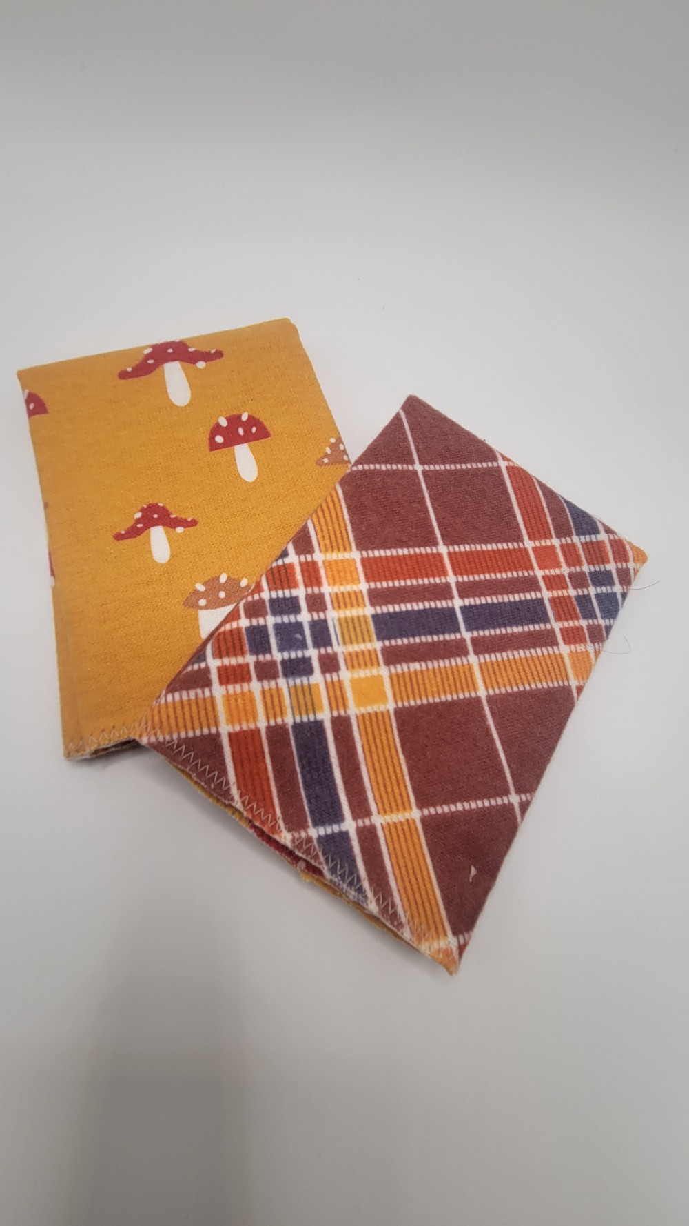 UnPaper Towel - Mushroom & Plaid