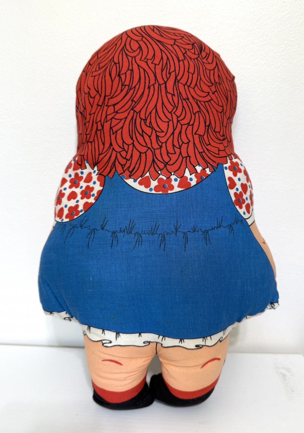 Raggedy Ann plush pillow doll