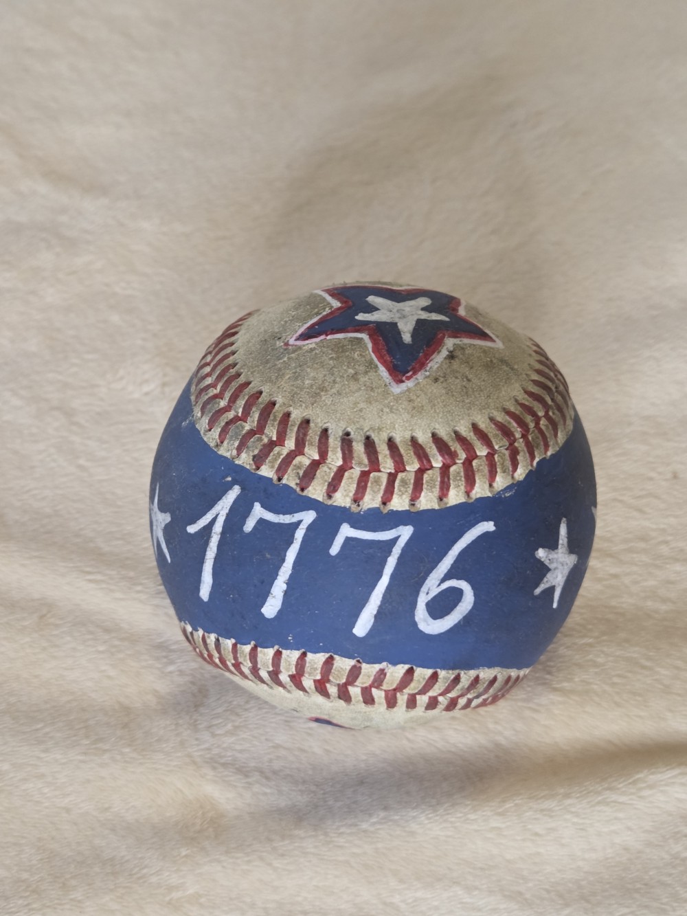 VTG Baseball Handpainted 1776