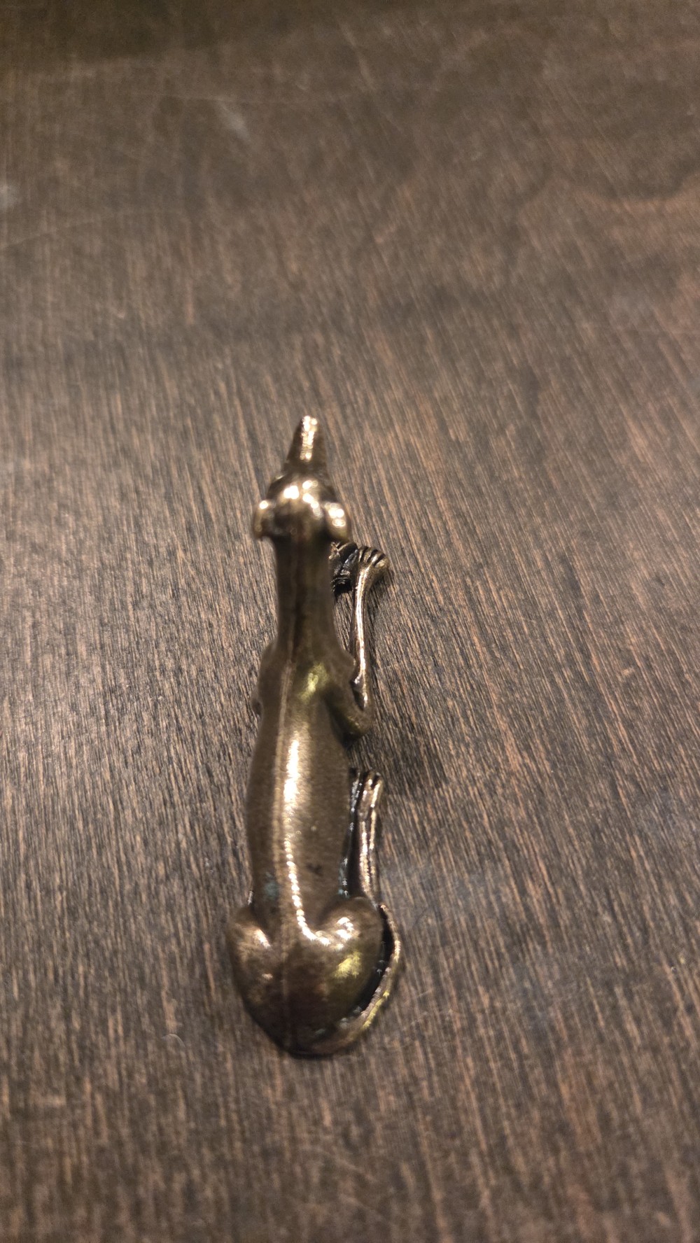 DO-1813 miniature brass Greyhound