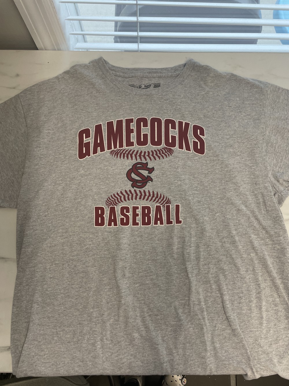 Gamecocks, gray shirt, extra large
