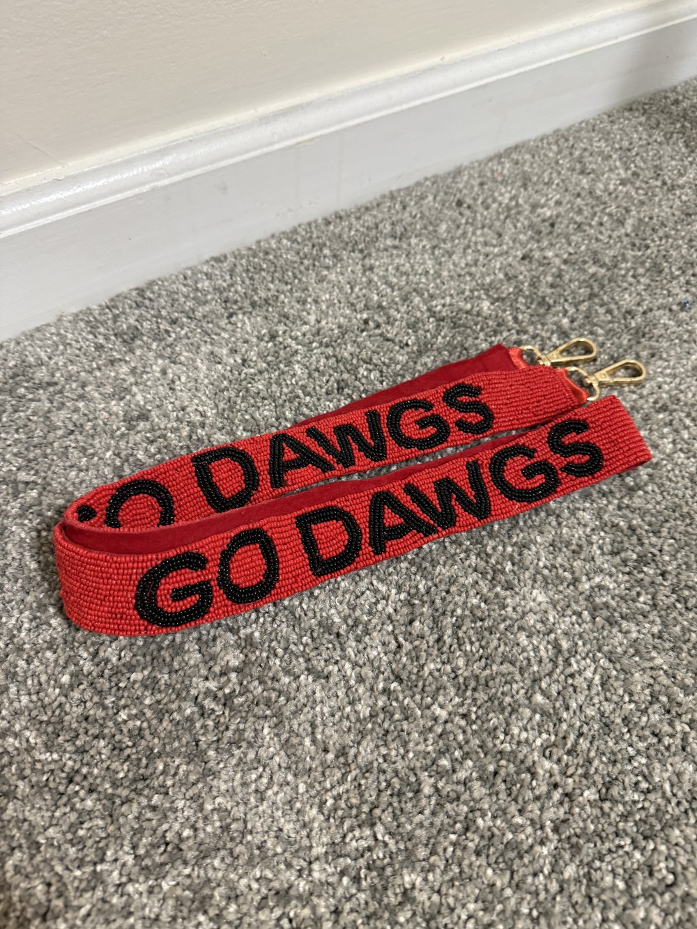 Go Dawgs beaded strap
