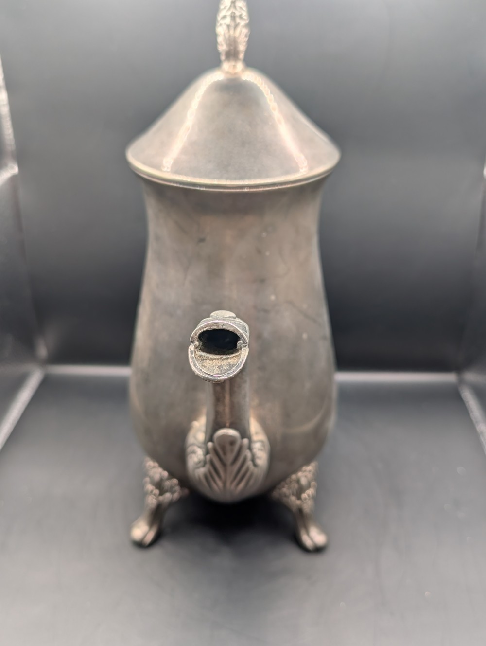 Vintage silver plated teapot