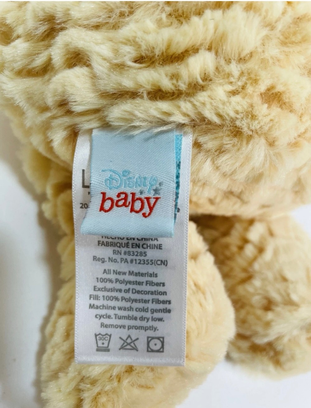 Plush Disney Baby Winnie the Pooh Stuffed Bear Lambs & Ivy 14