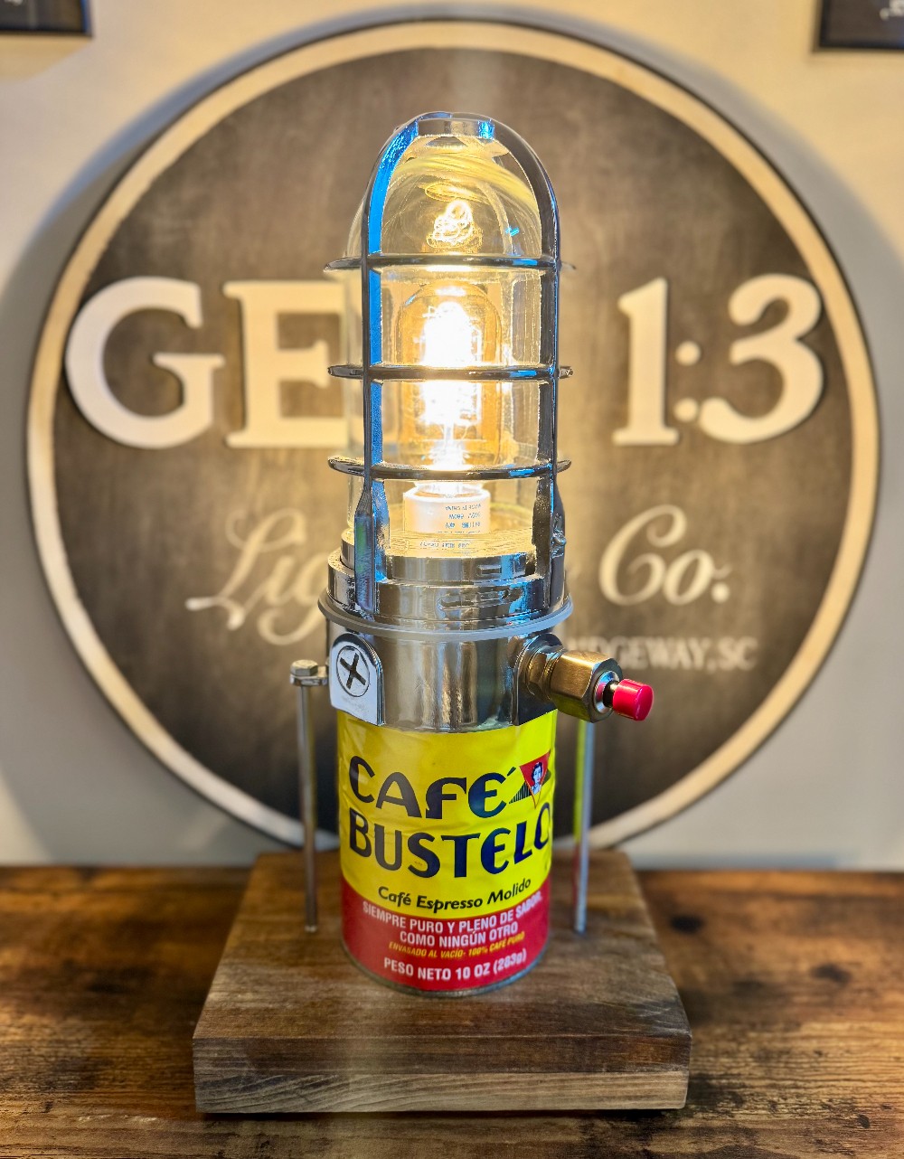 Cafe Bustelo Lamp