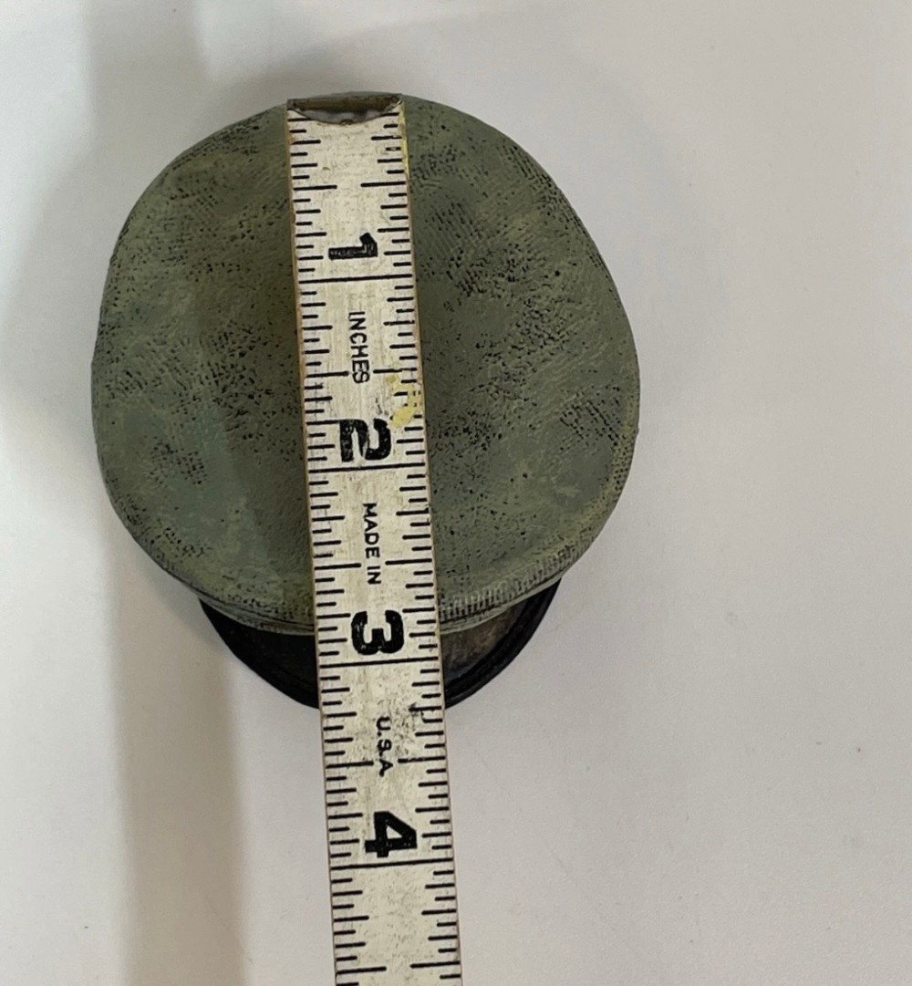 Paperweight U.S. Army Officer Service Cap Resin Military Desk Figurine Popular Imports 1998
