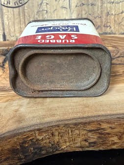 Kroger Rubbed Sage Spice Tin Grannycore Farm Kitchen