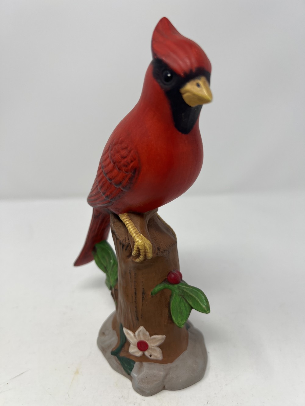 Vtg Red Cardinal; Flea Bites