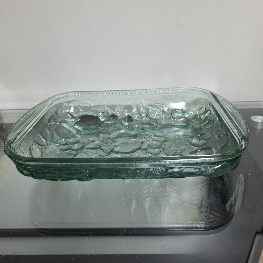 VTG Libbey Glass Orchard Fruit 9x13 Pan