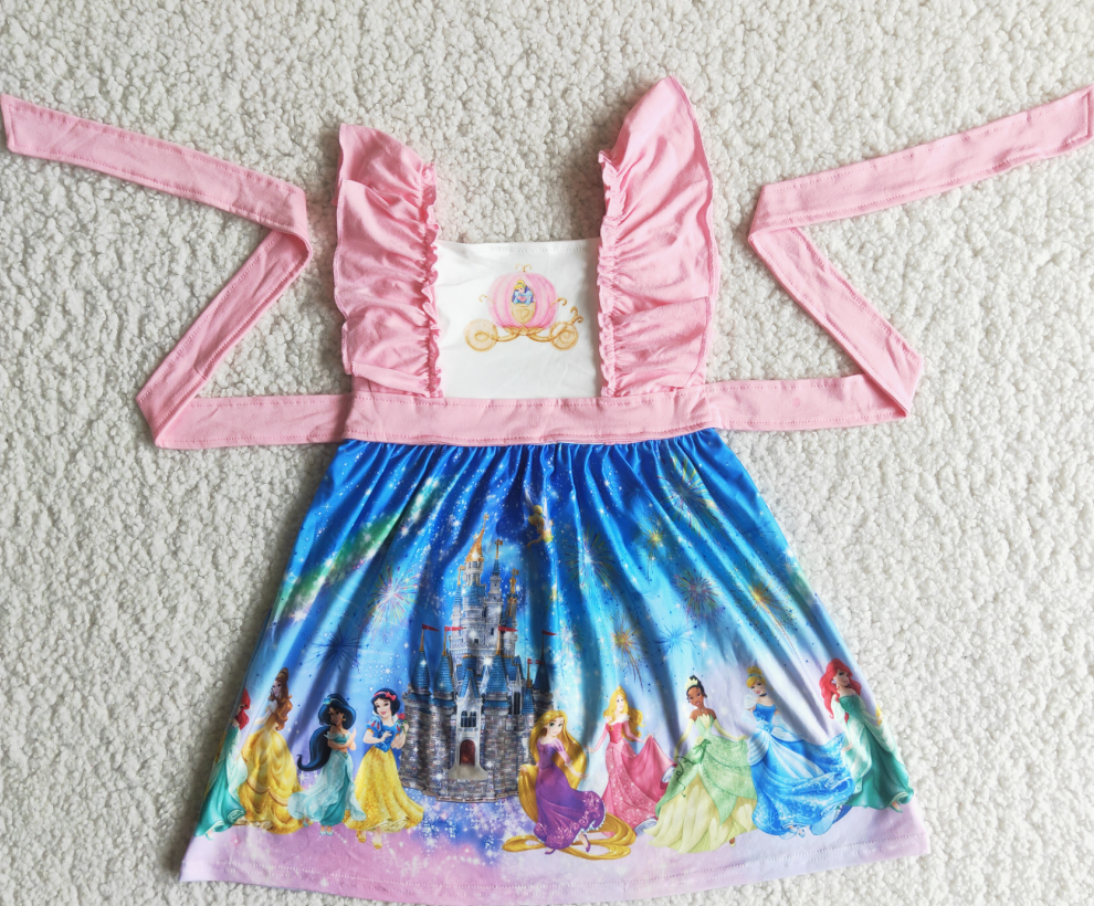 Princess Carriage Flutter Twirl Dress