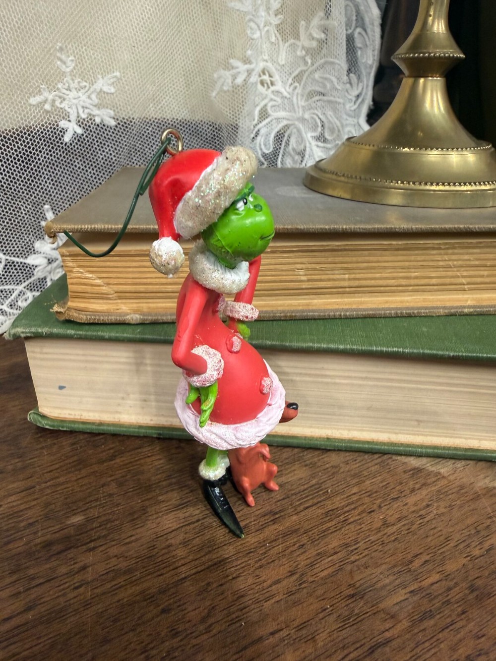 Grinch Ornament with Max Universal Studios