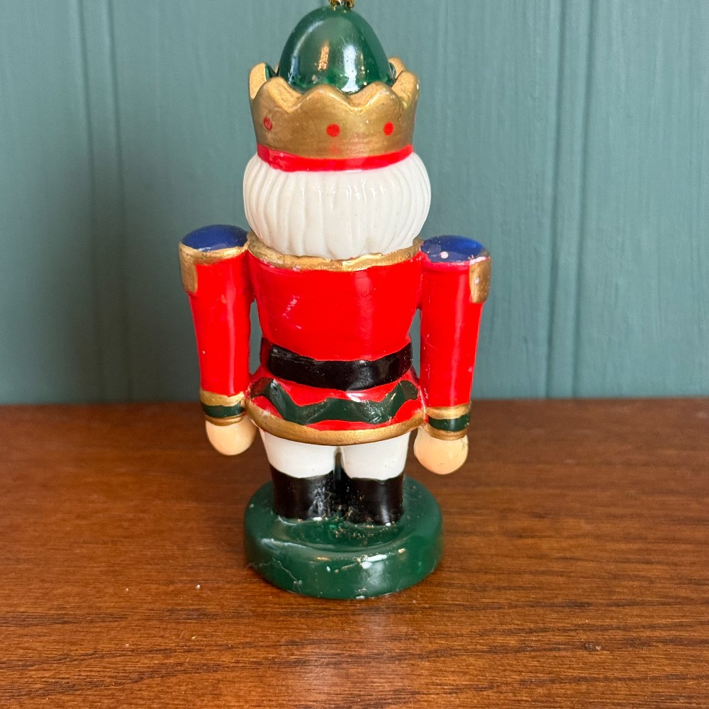Ceramic Nutcracker King Christmas Ornament