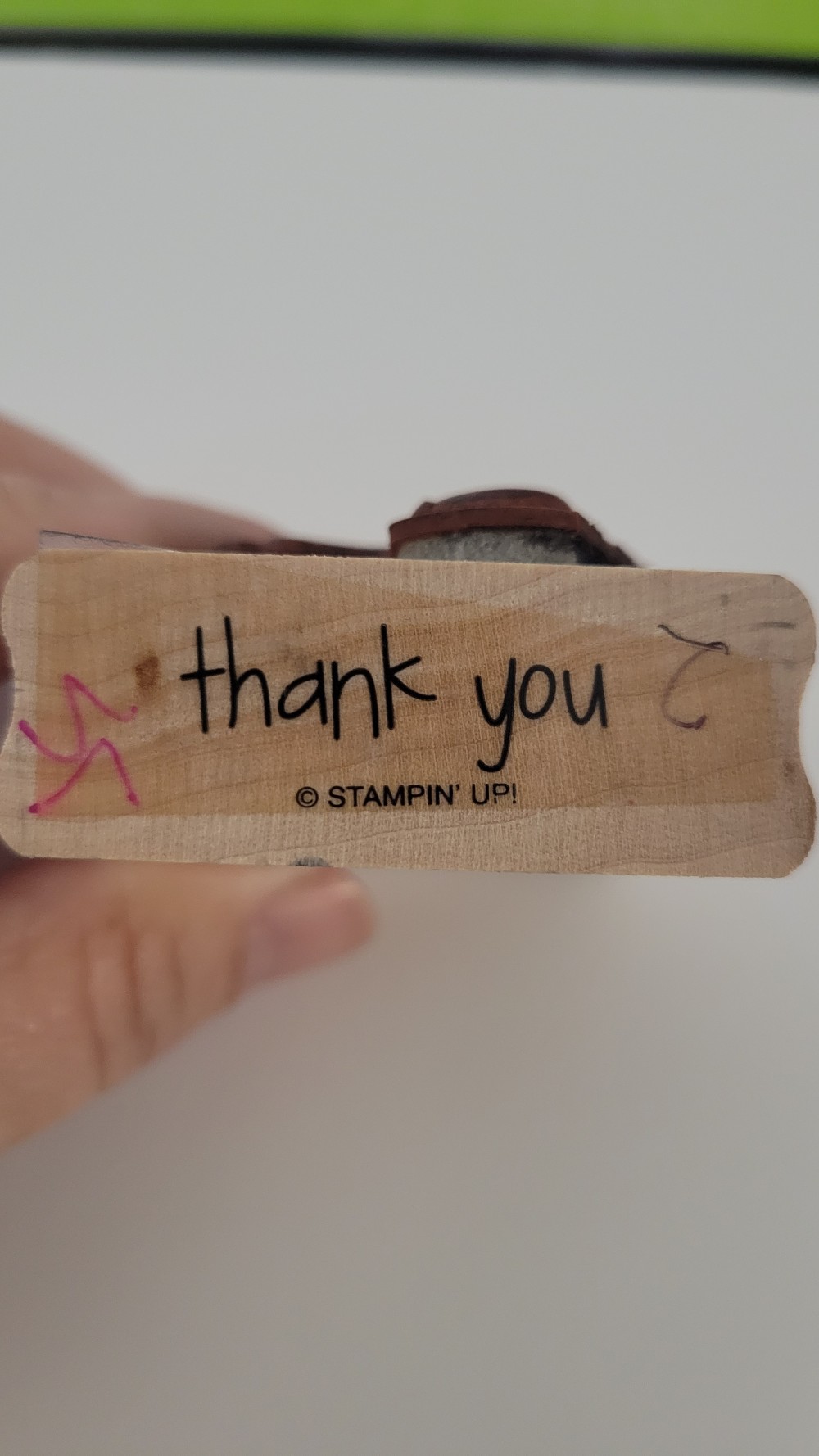 Acorn & Thank You Stamp