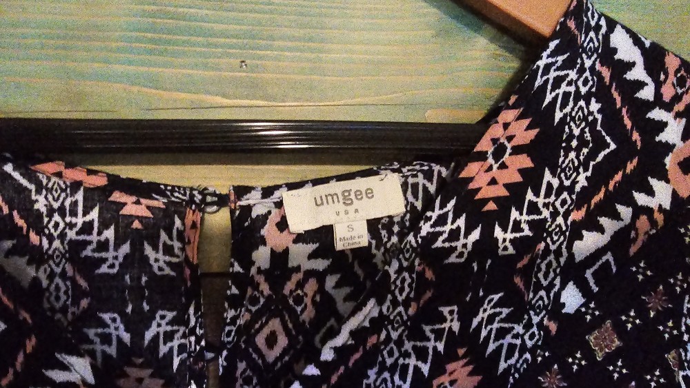 Umgee boho tunic dress (size S)