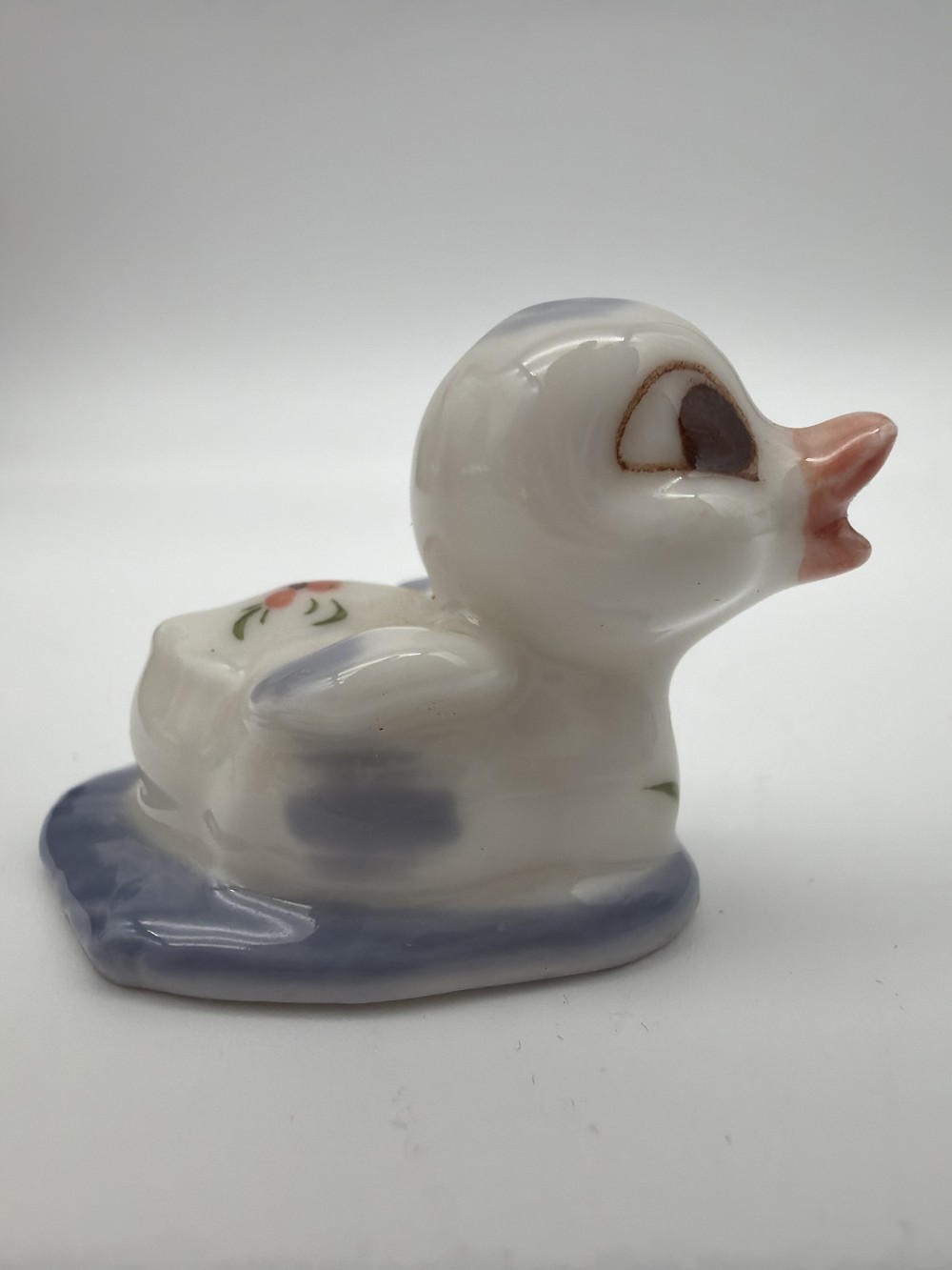 Mini Floral Ceramic Duck